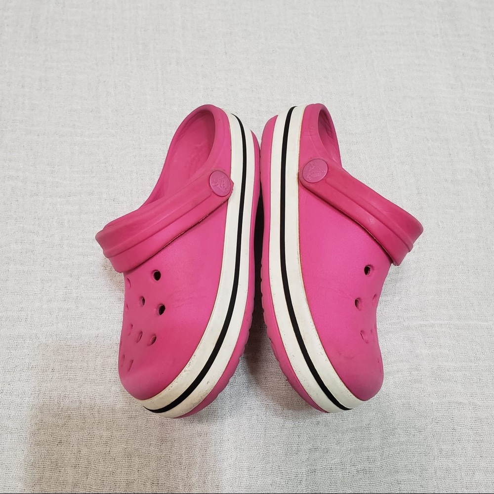 Crocs Kids Crocband Pink Clog Size 6/7